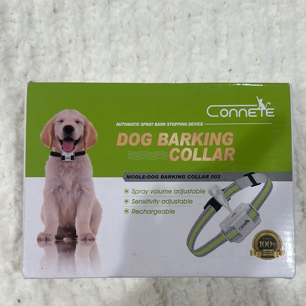Connete Green Dog Barking Collar 002